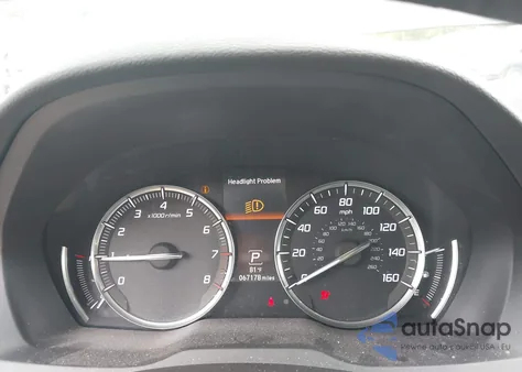 2016 Acura Mdx Acurawatch Plus Package from USA, damaged, VIN 5FRYD4H28GB039787